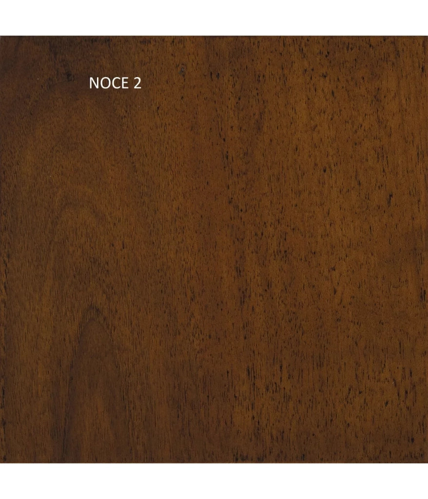 Poltrona in legno di noce con braccioli seduta imbottita/paglia
