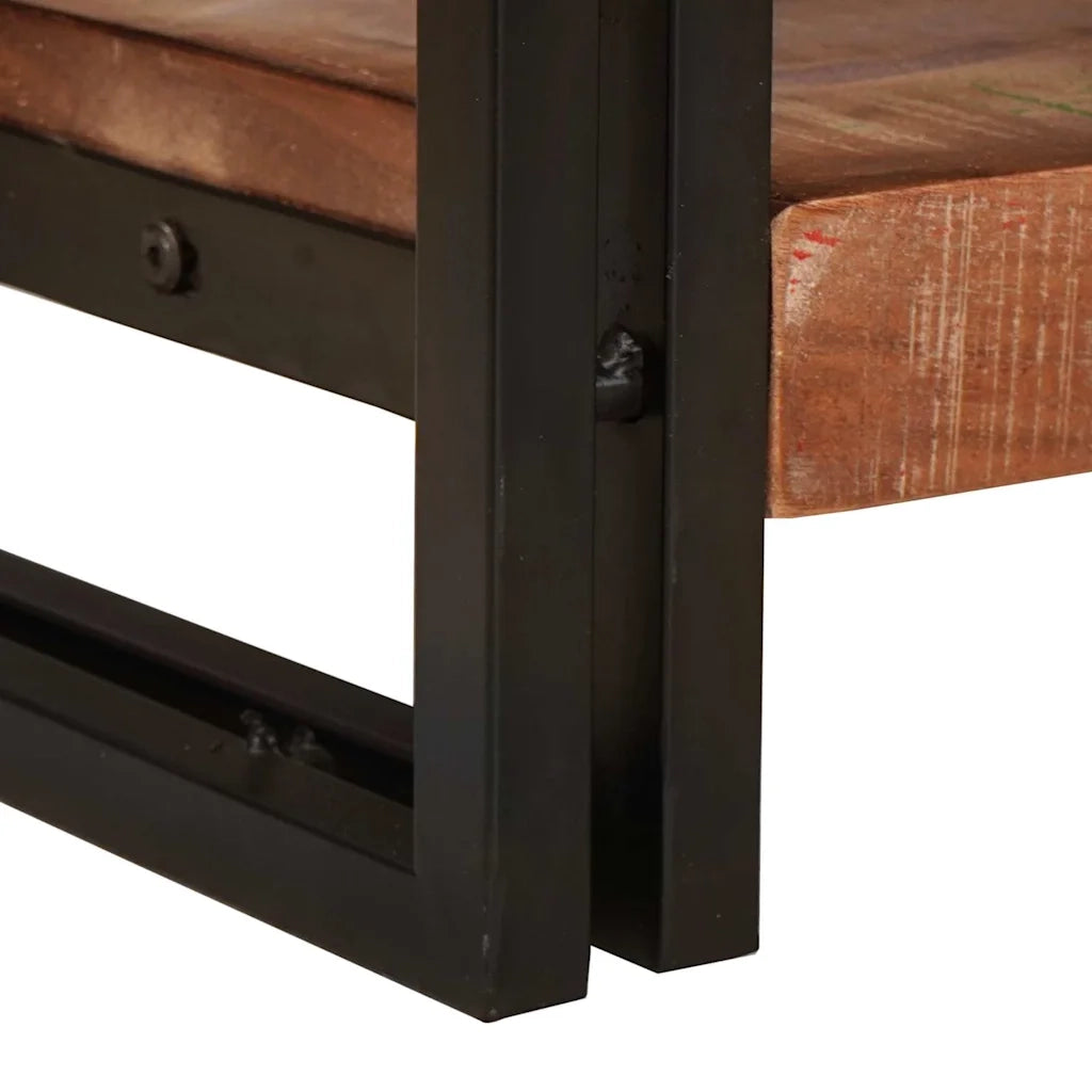 Tavoli consolle 2 pcs Multicolore Legno Recuperato Massello 3324228