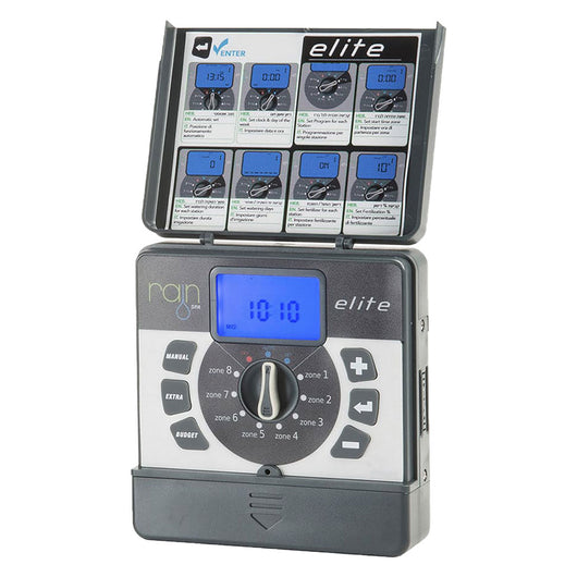 CENTRALINA PER IRRIGAZIONE RAIN 'ELITE' 8 zone - 9 Vdc (indoor)  - RAIN