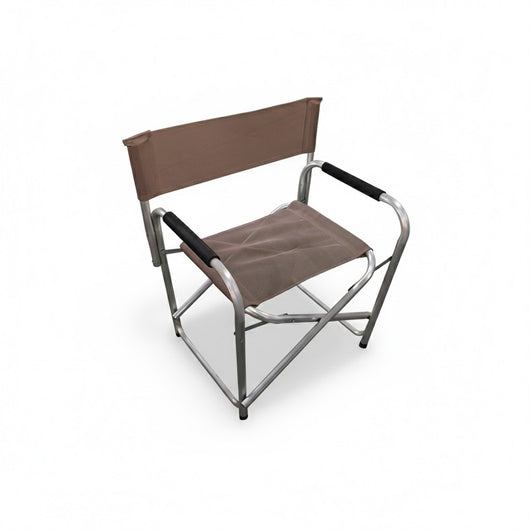 SEDIA REGISTA 'ALICANTE' telo colore tortora- 2 pezzi  - LIF