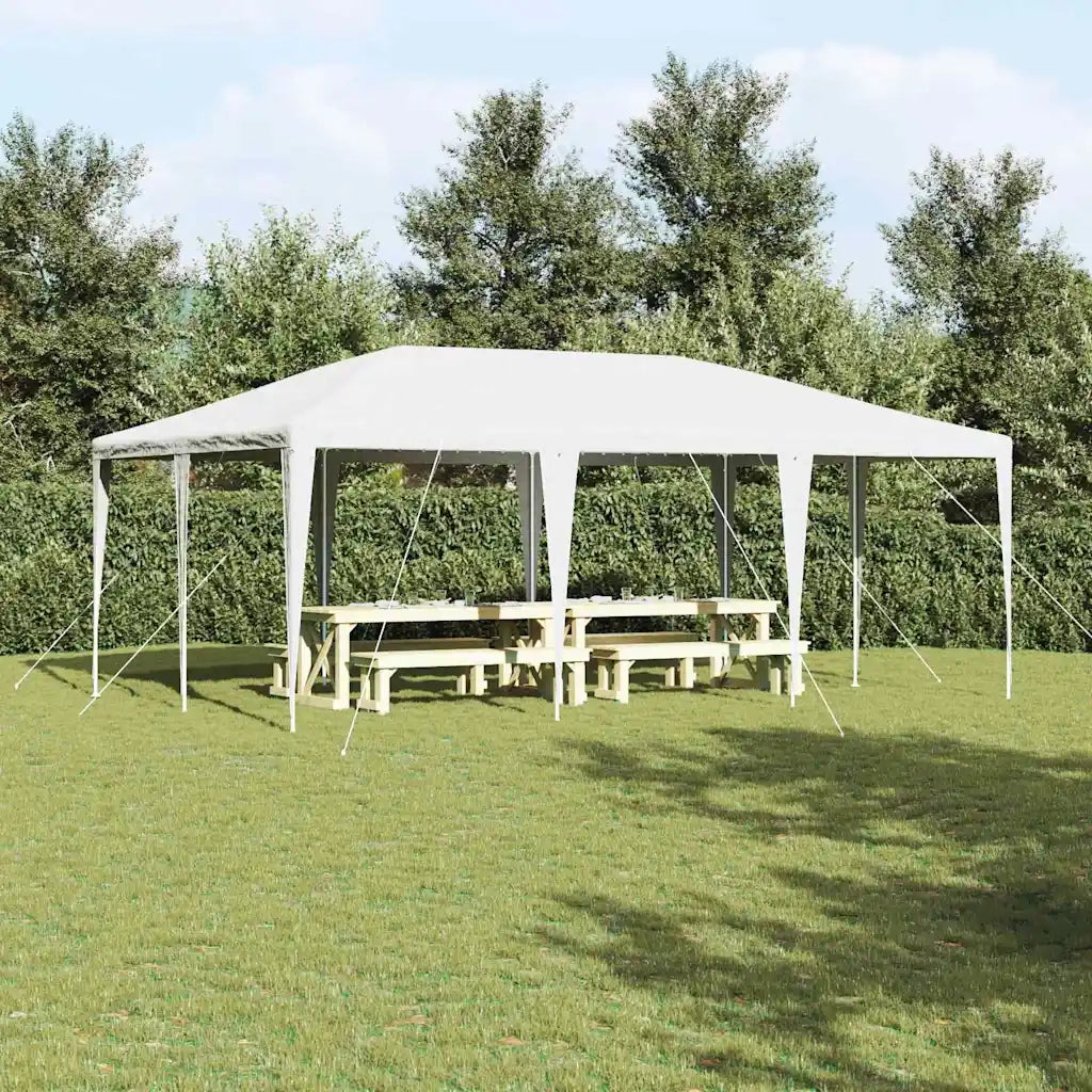 Tenda Party-Tenda da festa Bianco 600 x 400 x 266 cm Polietilene e Acciaio