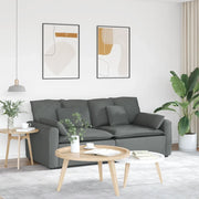 vidaXL Divano Modulare con Cuscini Grigio Scuro