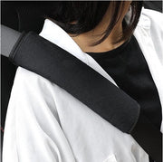 Set di cuscini di sicurezza per auto - Cuscini di sicurezza per auto duraturi - Cuscini per spalle per adulti e bambini - Set da 2 - Nero
