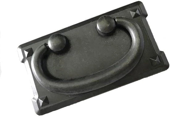 Maniglione a lama vintage per mobili con maniglie per armadi e comò (nero antico)