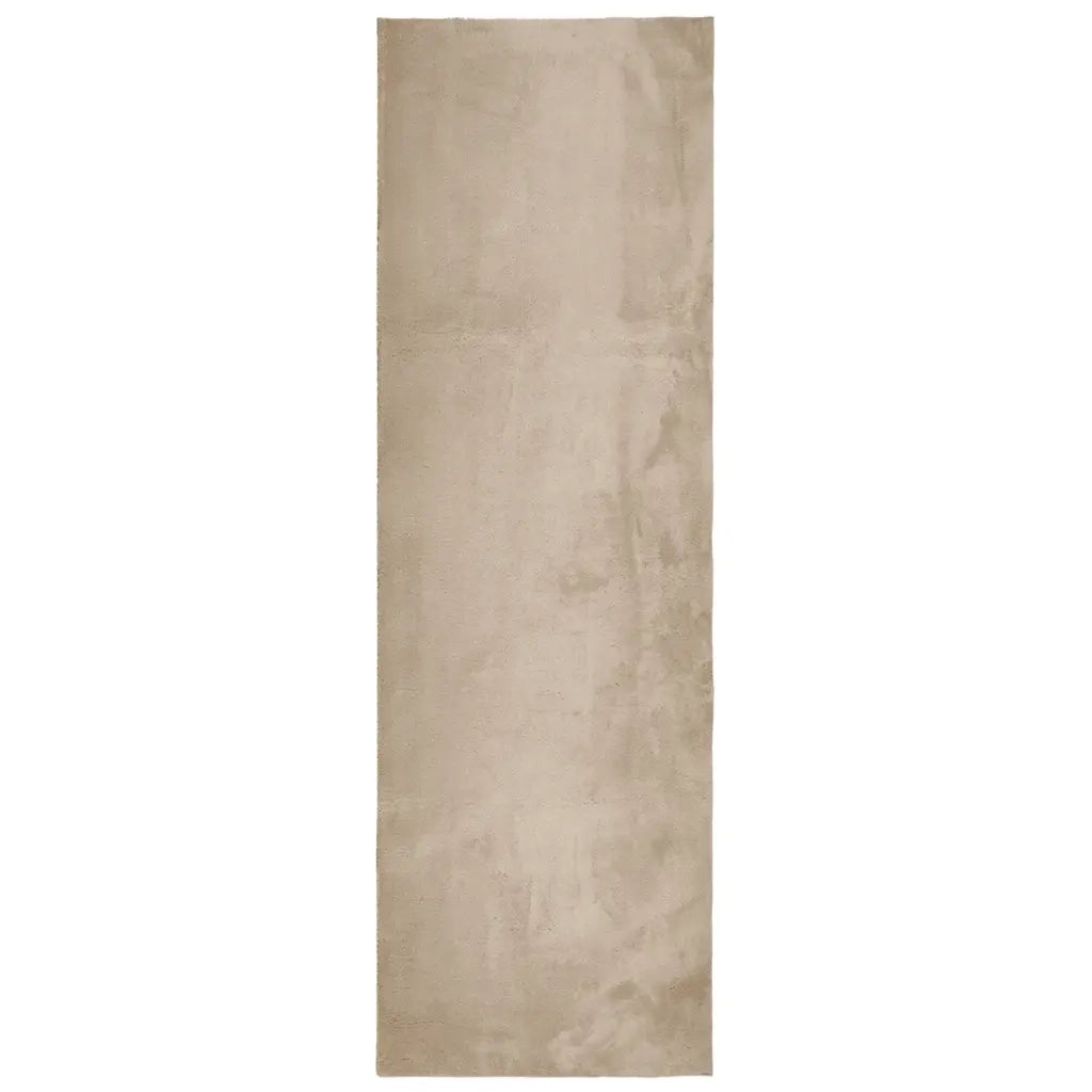 Tappeto a Pelo Corto HUARTE Morbido e Lavabile Sabbia 80x250 cmcod mxl 109948