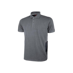 POLO GAP MANICA CORTA SLIM FIT  tg.M  grey meteorite    UPOWER