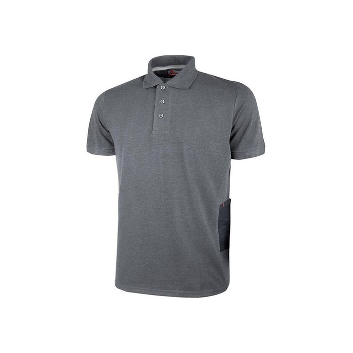 POLO GAP MANICA CORTA SLIM FIT  tg.M  grey meteorite    UPOWER
