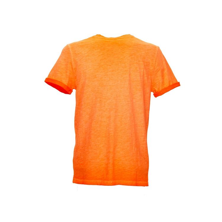 T-SHIRT FLUO MANICA CORTA- - tg.L - orange - 100% cotone - 3 pezzi U-POWER
