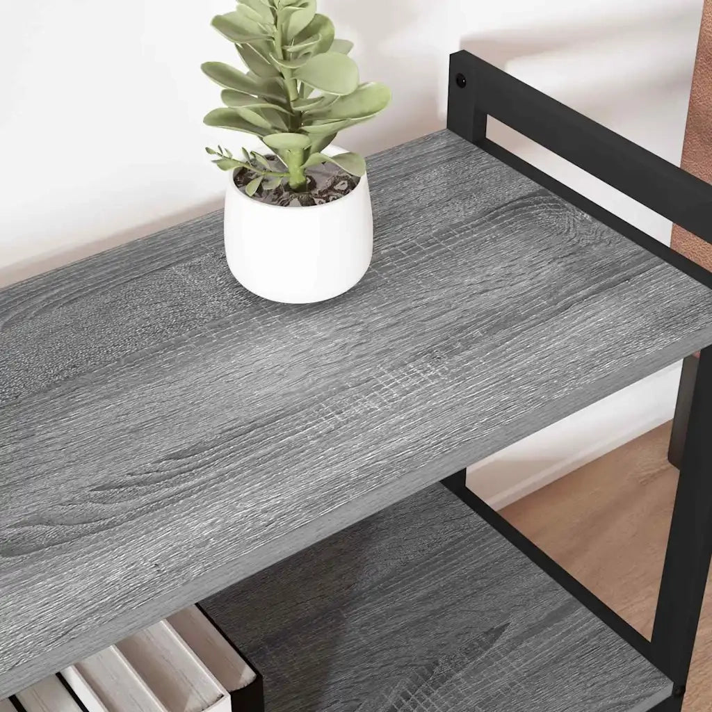 vidaXL Libreria Grigio sonoma 80 x 30 x 48.5 cm Legno multistrato