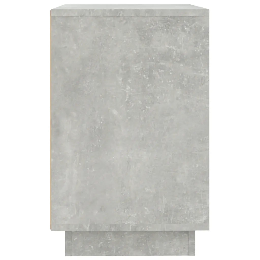 Credenza-Buffet-Armadio da cucina Grigio Cemento 102x35x60 cm in Legno Multistrato