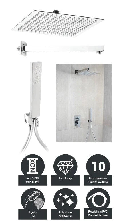 Kit RESTYLING modello SEVEN QUADRATO Cromo lucido metaform