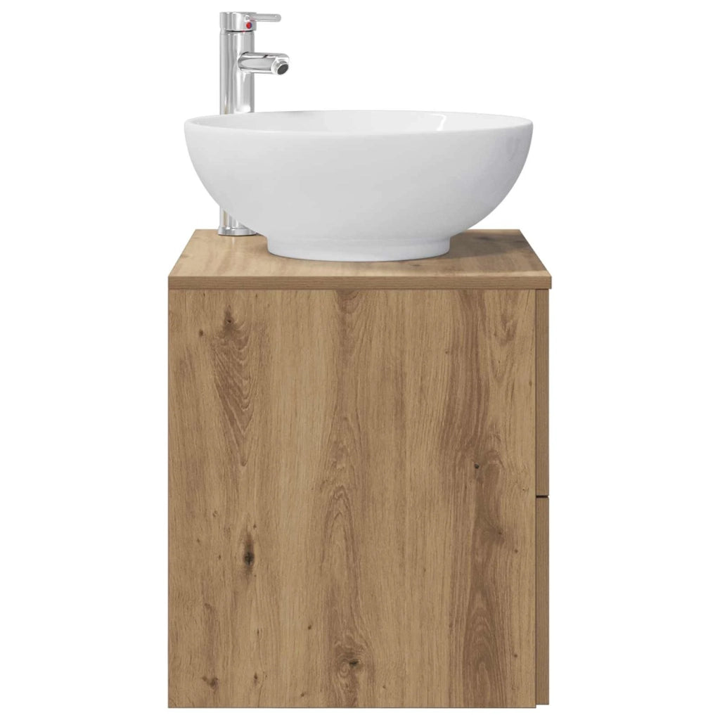 Mobile Lavabo da Parete Rovere Artigianale