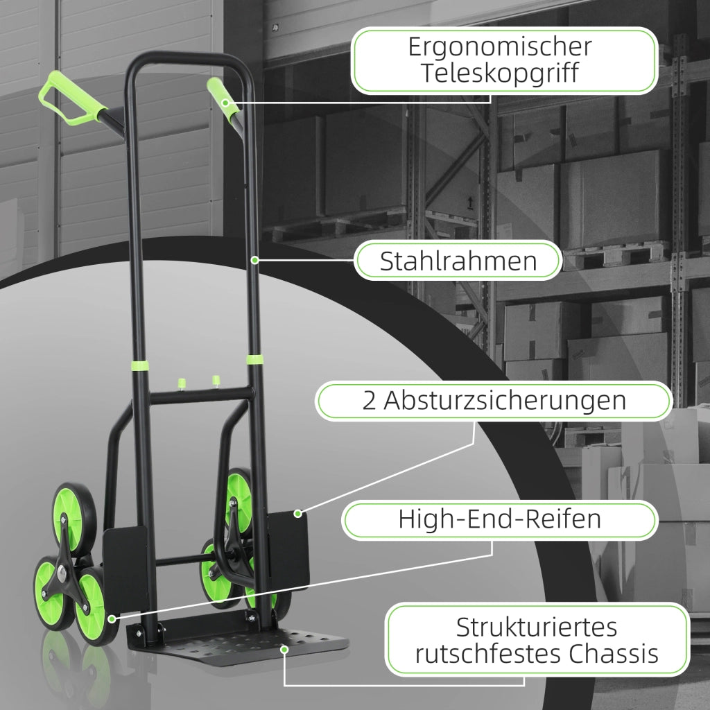 Carrello Trasporto Piegevole ¨C Zephmum ¨C Acciaio 120kg