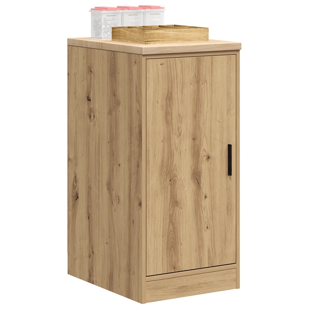 Armadietto per Garage in Rovere Artigianale 40x51x85 cm 860570