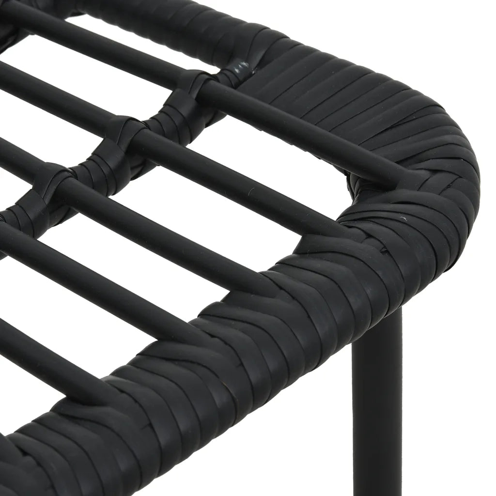 Set da Pranzo da Giardino 3 pz | Set Salotto da Giardino in Polyrattan e Vetro