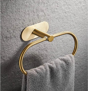 Maniglia per asciugamani fissata al muro in acciaio inox lucidato a specchio, 21 cm