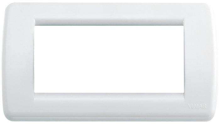 VIMAR Placca Rondò 4M bianco brillante - 16764.01
