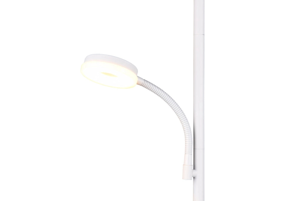 Lampada da terra SPECTER bianca CCT LED con lettura