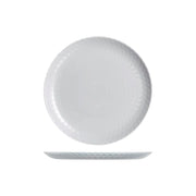 Piatto piano Pampille Ø 25 cm in vetro opale grigio chiaro