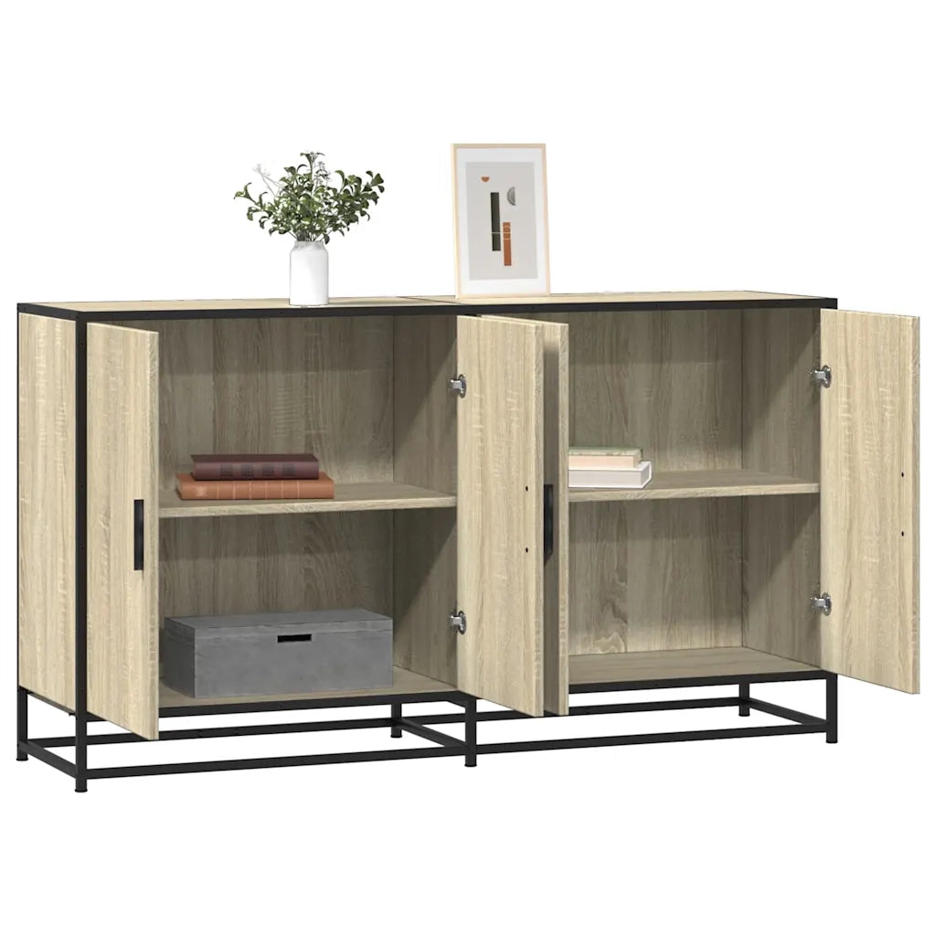 Credenza Rovere Sonoma 134x35x76 cm in Truciolato 3300816