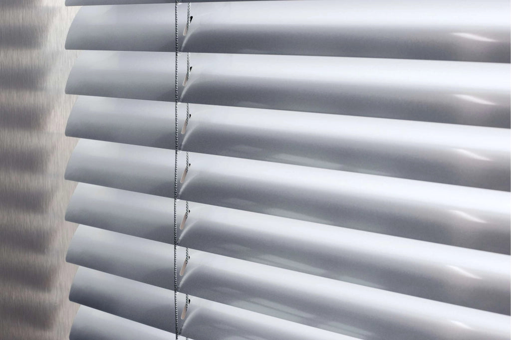 Tende Veneziane in Alluminio con Corda Autobloccante, Argento 105x250