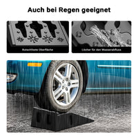 Set 2 Cunei per Camper Auto, 90,5x30x21,5cm, max 5 t, materiale antiscivolo in PP, per livellamento veicolo