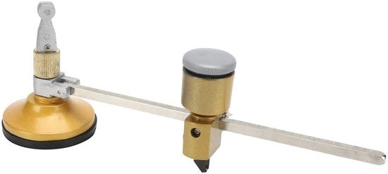 Taglierino per vetro professionale - 400 mm regolabile - Buona presa - Scala chiara - Disegno circolare - Accessorio hardware per vetro - Lavorazione vetro