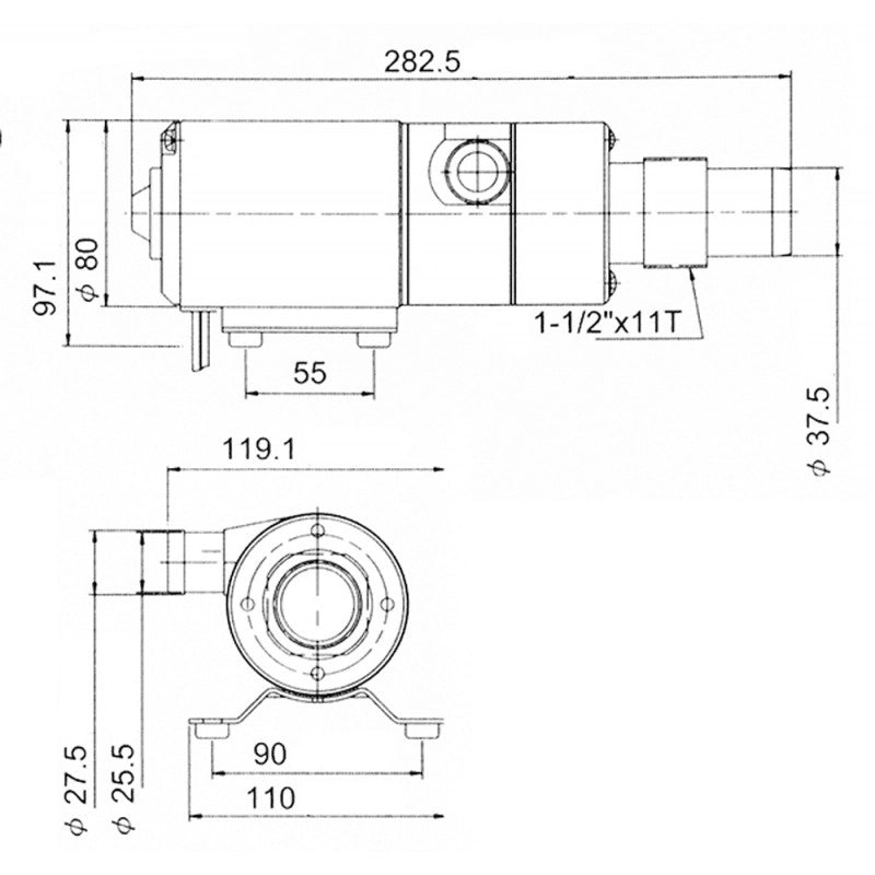 POMPA MACERATORE 12 V.