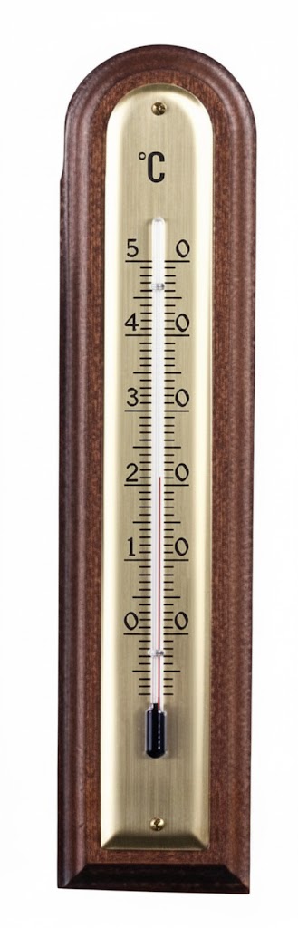 TERMOMETRO LEGNO NOCE ARROTONDATO  scuro  mm.183x43    MOLLETHERM