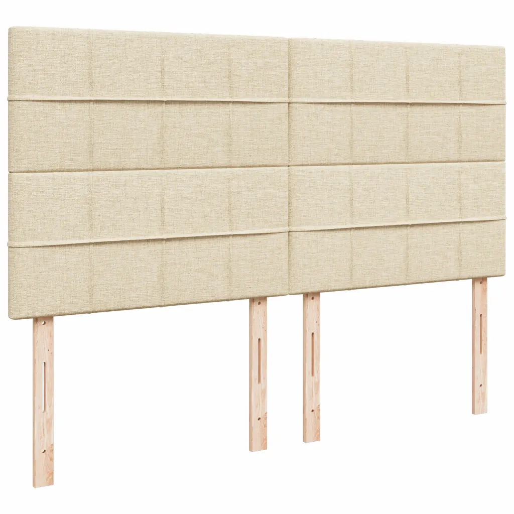 Giroletto a Molle con Materasso Crema 180x200 cm in Tessuto 3292872