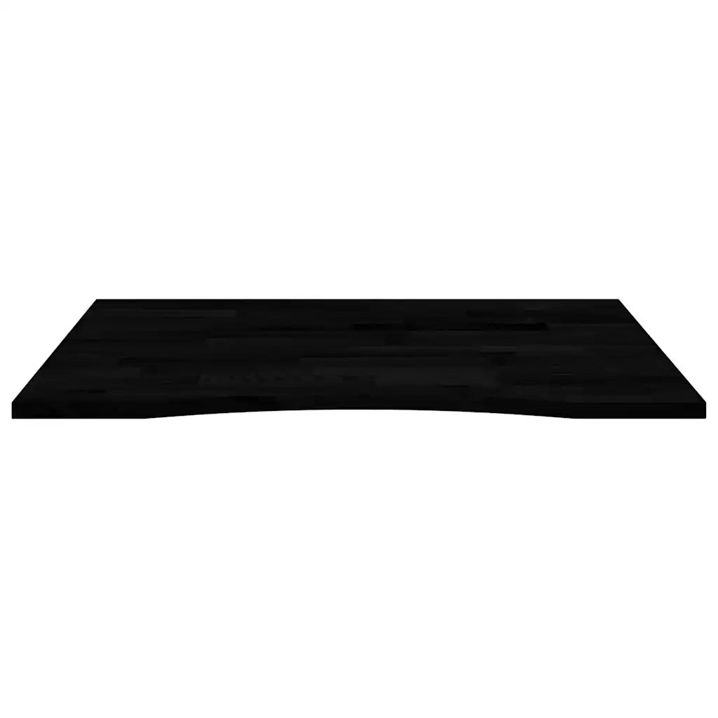 Piano Scrivania Marrone Scuro 100x80x2,5 cm in Rovere Massello