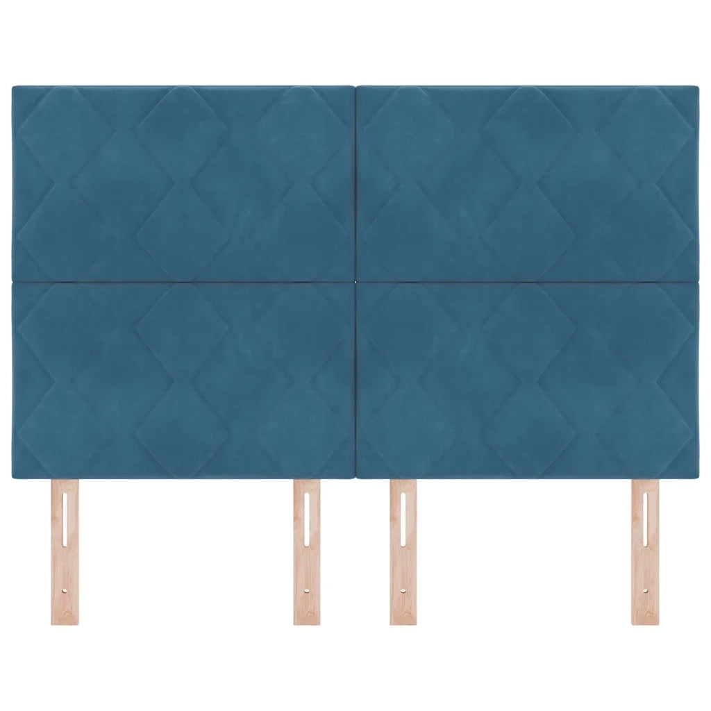 Testiera LED Blu Scuro 160 cm Velluto 3338538