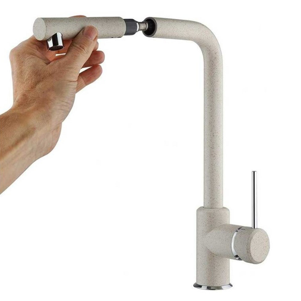 MISCELATORE MONOCOMANDO LAVELLO CON DOCCIA ESTRAIBILE LINEA PIN- Avena- ARGO- pezzi 1