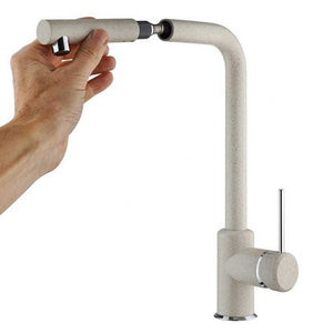 MISCELATORE MONOCOMANDO LAVELLO CON DOCCIA ESTRAIBILE LINEA PIN- Avena- ARGO- pezzi 1