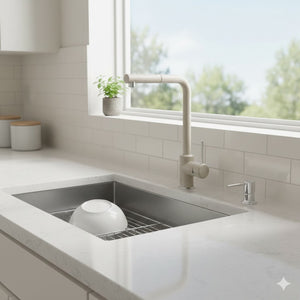 MISCELATORE MONOCOMANDO LAVELLO CON DOCCIA ESTRAIBILE LINEA PIN- Avena- ARGO- pezzi 1