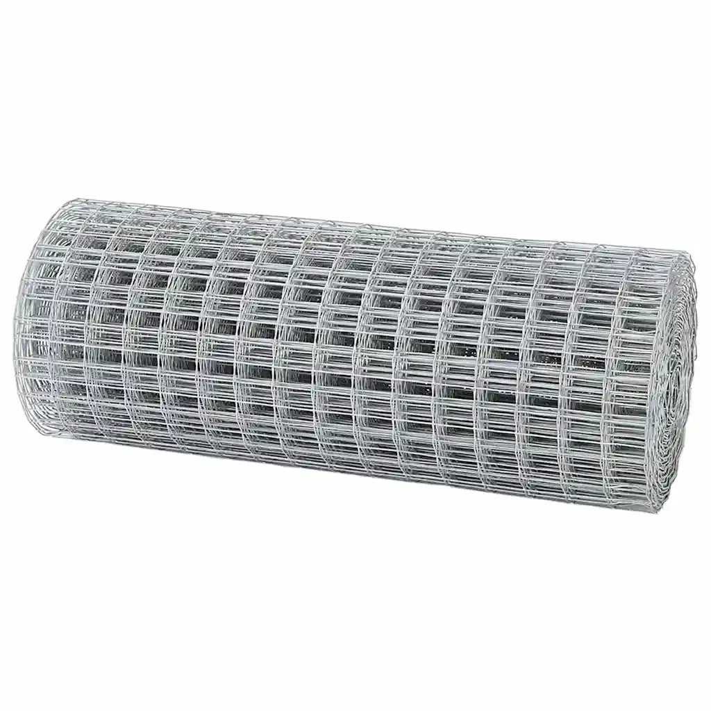 Recinzione Euro Argento 0.8 x 25 m Acciaio zincato a caldo 42004692