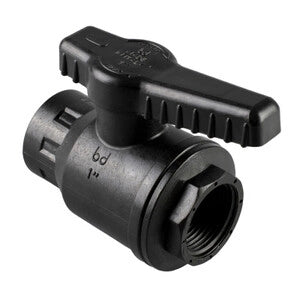 RACCORDO PP VALVOLA A SFERA FEM/FEM 1- BUCCHI- 5,0 pz