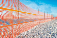 Confine RETE DA CANTIERE  Maglia 60x40 - mt. 1,2x50 Col. Arancio