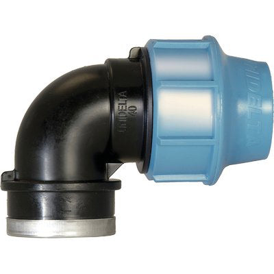 GOMITO A COMPRESSIONE FIL FEMMINA PN16 UNIDELTA - MM 16X3/4F- 5 pezzi