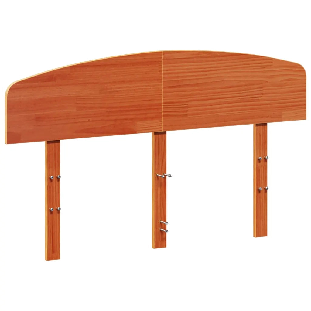 Testiera Marrone Cera 120 cm in Legno Massello di Pinocod mxl 86856