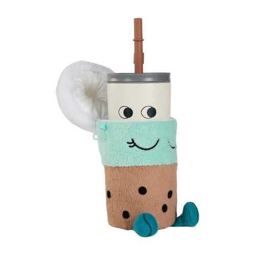 Fuzzie Beanie - Borraccia termica da 360 ml con rivestimento in peluche