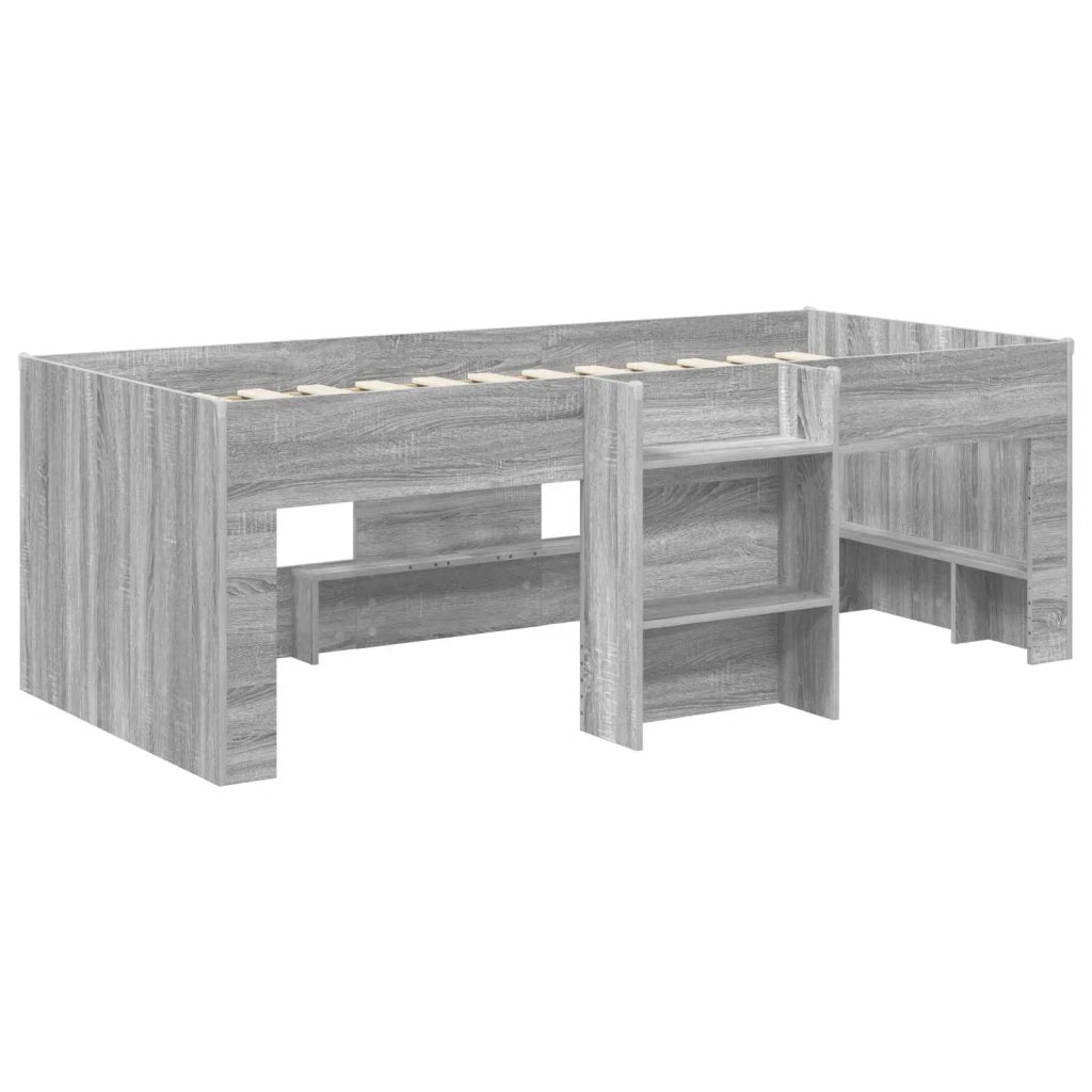 Letto Alto per Bambini Sonoma grigio 75 x 190 cm 3422592