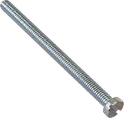Set di viti metalliche M6x80mm a testa a cilindro con foro SL per viti a montaggio DIN 84 in acciaio inossidabile verniciato argento