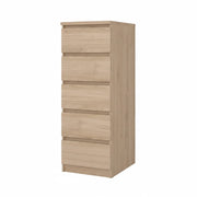 KIT CASSETTIERA NAIA 5 CASS 40X50X111CM ROVERE- 1,0 pz