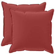 Federa 2 pcs HOUTEN Rosso Vino 65 x 65 cm Poliestere 921129
