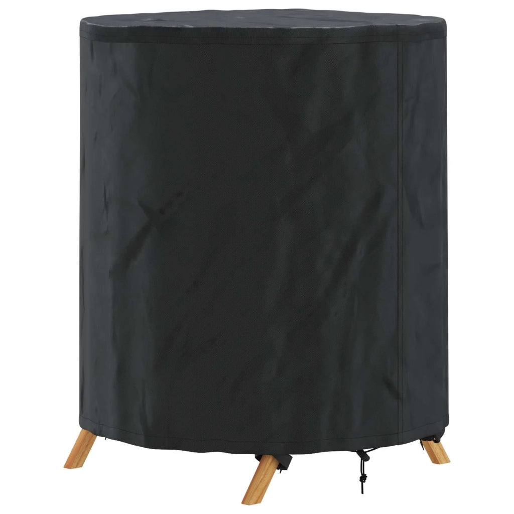 Copertura Tavolo Tinta unita Nero 62 x 62 x 70 cm Tessuto 4105875