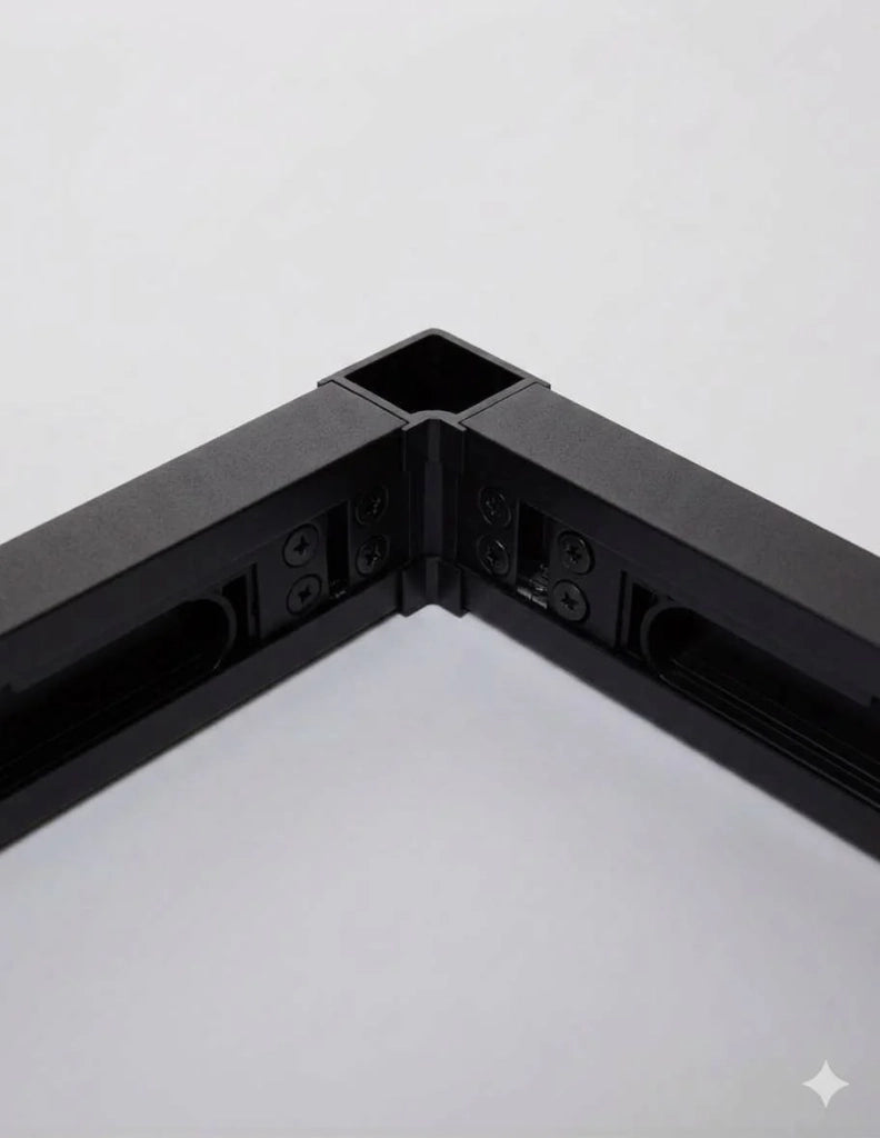 Box doccia ingresso angolare 2+2 THALASSA (BASIC) 130x70 cm Nero vetro serigrafato