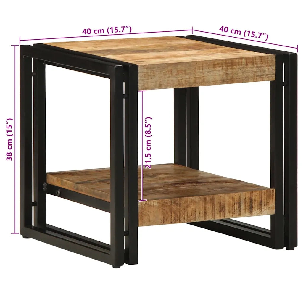 Tavolino da salotto 40 x 40 x 38 cm Legno di mango massello 4102724