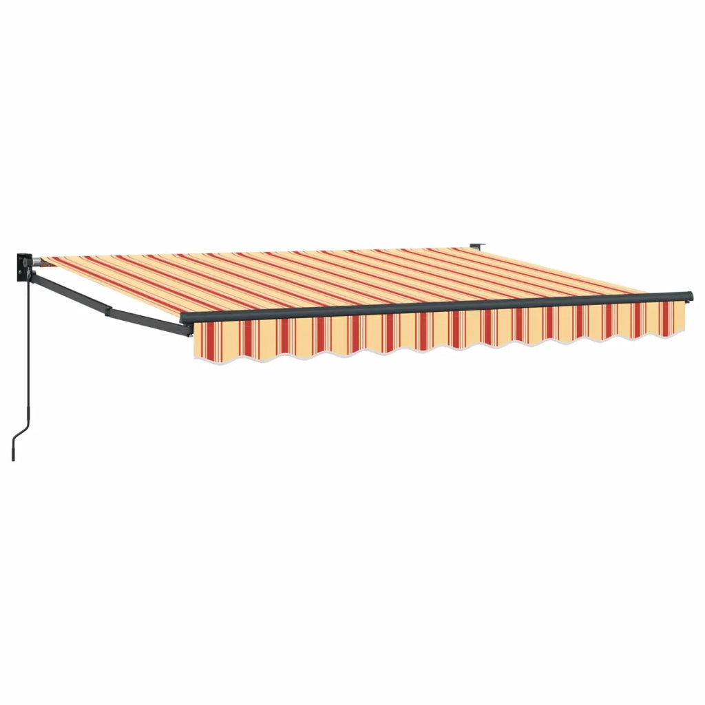 Tenda retrattile manuale Giallo, Arancione e Bianco 3,5 x 2 m 3419064