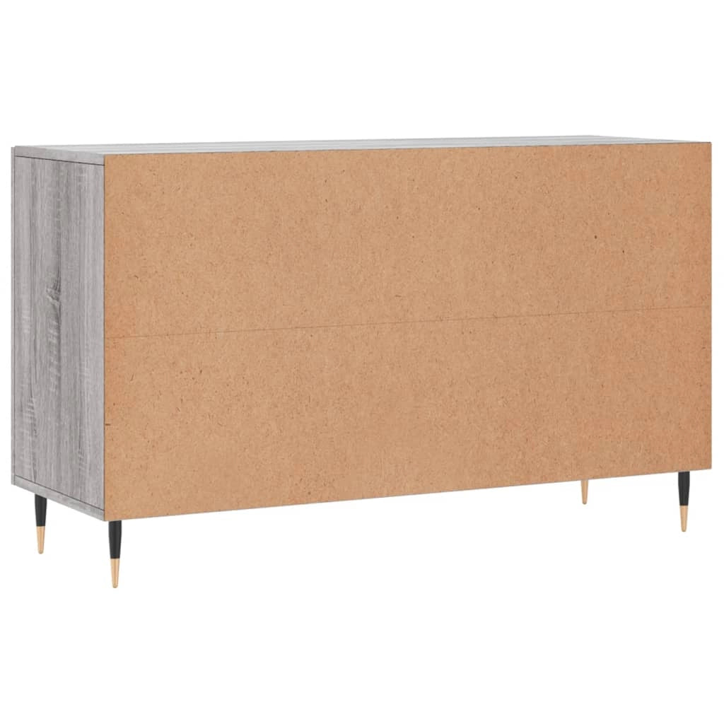 Buffet credenza cassettiera armadio mobile contenitore organizer cucina soggiorno rovere Sonoma 100 x 36 x 60 cm legno ingegnerizzato grigio 02_0036256